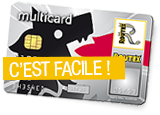 C'est facile avec la carte Multicard Routex!